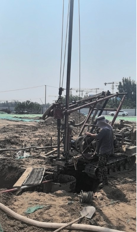 信阳师河区工地打井